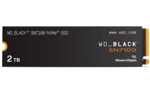 WD Black SN7100 2TB NVMe, M.2 2280, 7250MB/s (l), 6900MB/s (s)
