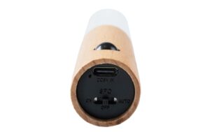 FTM Magnetische Wandleuchte hellbraun 2Stk, Holz