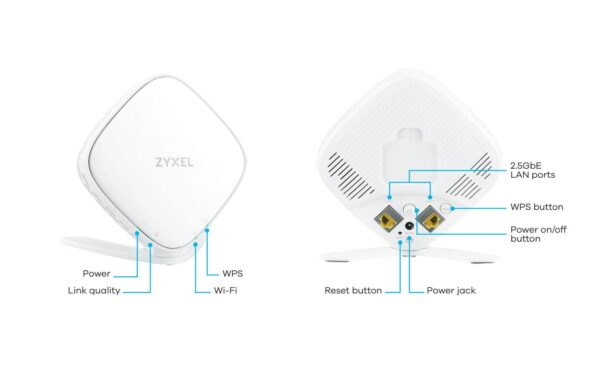 1811536_3 - Mediatech Zyxel WX5600 AX6000 WiFi 6, Easy Mesh Unterstützung, Dual-Band