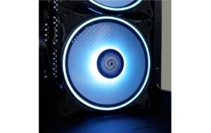 Lc-Power Midi Tower LC-809B-ON Schwarz, 1x 2,5 + 3x 3,5 intern