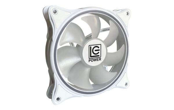 1812212_2 - Mediatech Gehäuselüfter LC-Power LC-CF-120-ARGB-W 120x120x25mm, 12V, max. 13.8 dBA