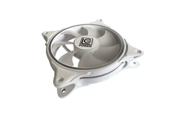 1812212_4 - Mediatech Gehäuselüfter LC-Power LC-CF-120-ARGB-W 120x120x25mm, 12V, max. 13.8 dBA