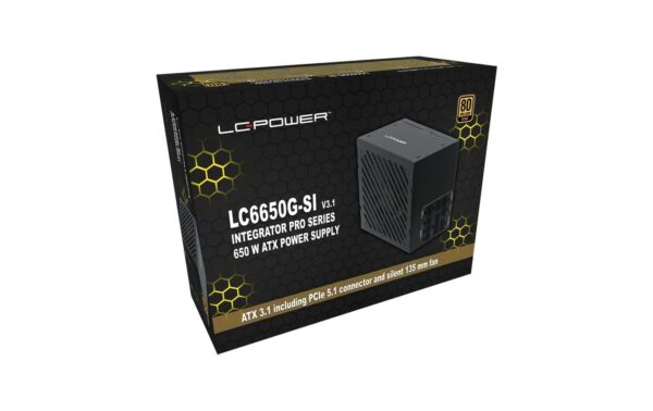 1812218_8 - Mediatech Netzteil LC Power, SI Pro Serie 750W 80+Gold, vollmodular