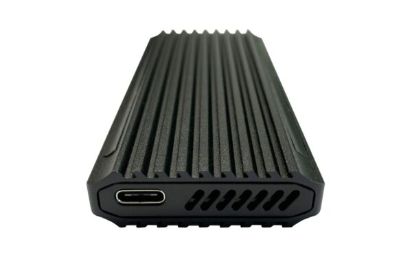 LC-Power ext. M.2 Gehäuse LC-M2-C-NVME-4 Schwarz, USB Type-C, für M.2 SSD, NVME