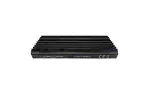 LC-Power ext. M.2 Gehäuse LC-M2-C-NVME-4 Schwarz, USB Type-C, für M.2 SSD, NVME