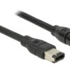 Kabel FireWire IEEE 1394B 6Pol/4Pol, 1Meter 400Mbps, Firewire A