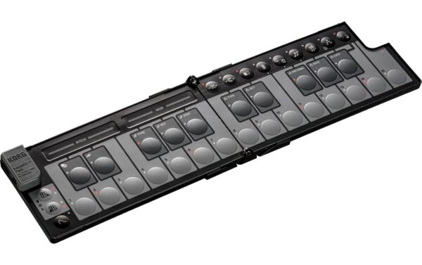 Korg nanoKEY Fold Black USB-Controller, 25 Tasten, schwarz, faltbar