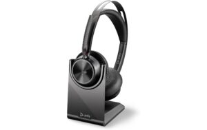 Poly Voyager Focus 2, MS, USB-C-C, Base Headset with Base USB-C + USB-C/A Adapter