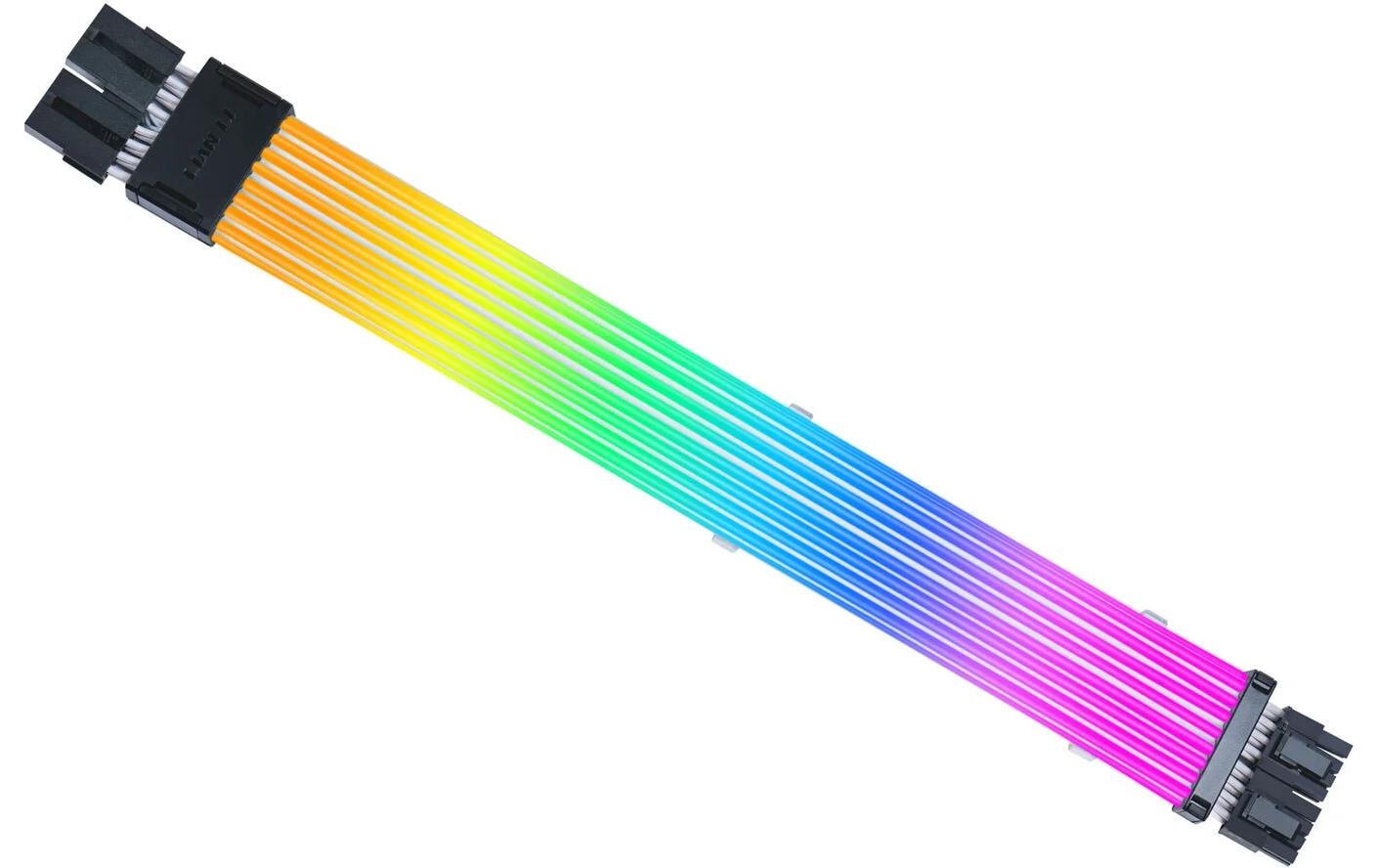 1814690_1 - Mediatech Strimer Wireless GPU 2x6+2-Pin RGB GPU-Kabel