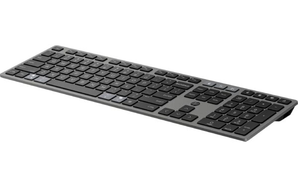 HP 725 Wireless Tastatur & Maus Set, Black 2.4 GHz,Bluetooth, CH-Layout, Supercap
