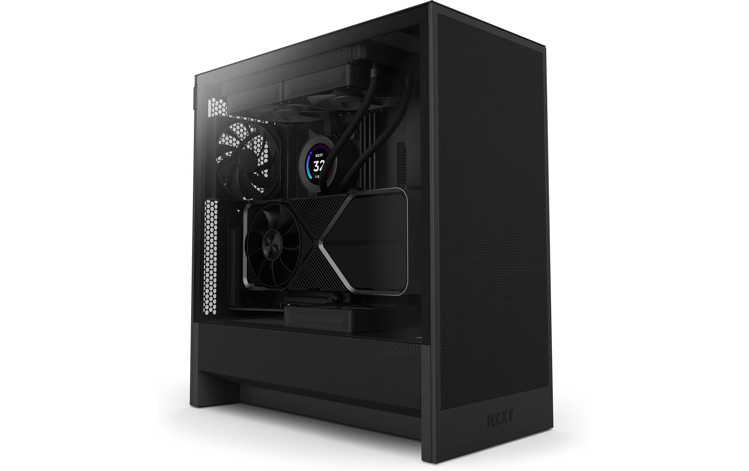 1817012 - Mediatech NZXT H5 Flow 2024 Schwarz kaufen Schweiz | Mediatech.ch