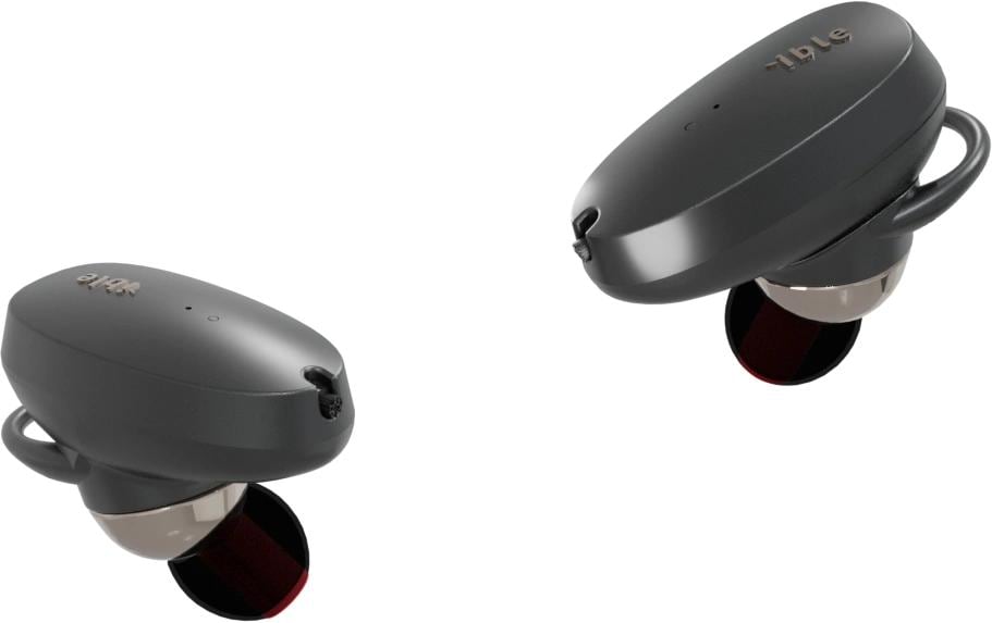 1817209_1 - Mediatech Airvida T1 Luftreiniger schwarz Ohrstöpsel, Typ-C USB Ladegehäuse