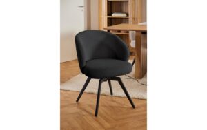 1820800_6 - Mediatech AC Design Esszimmerstuhl Darlene 1 Stück Stahl/Textil, Anthrazit