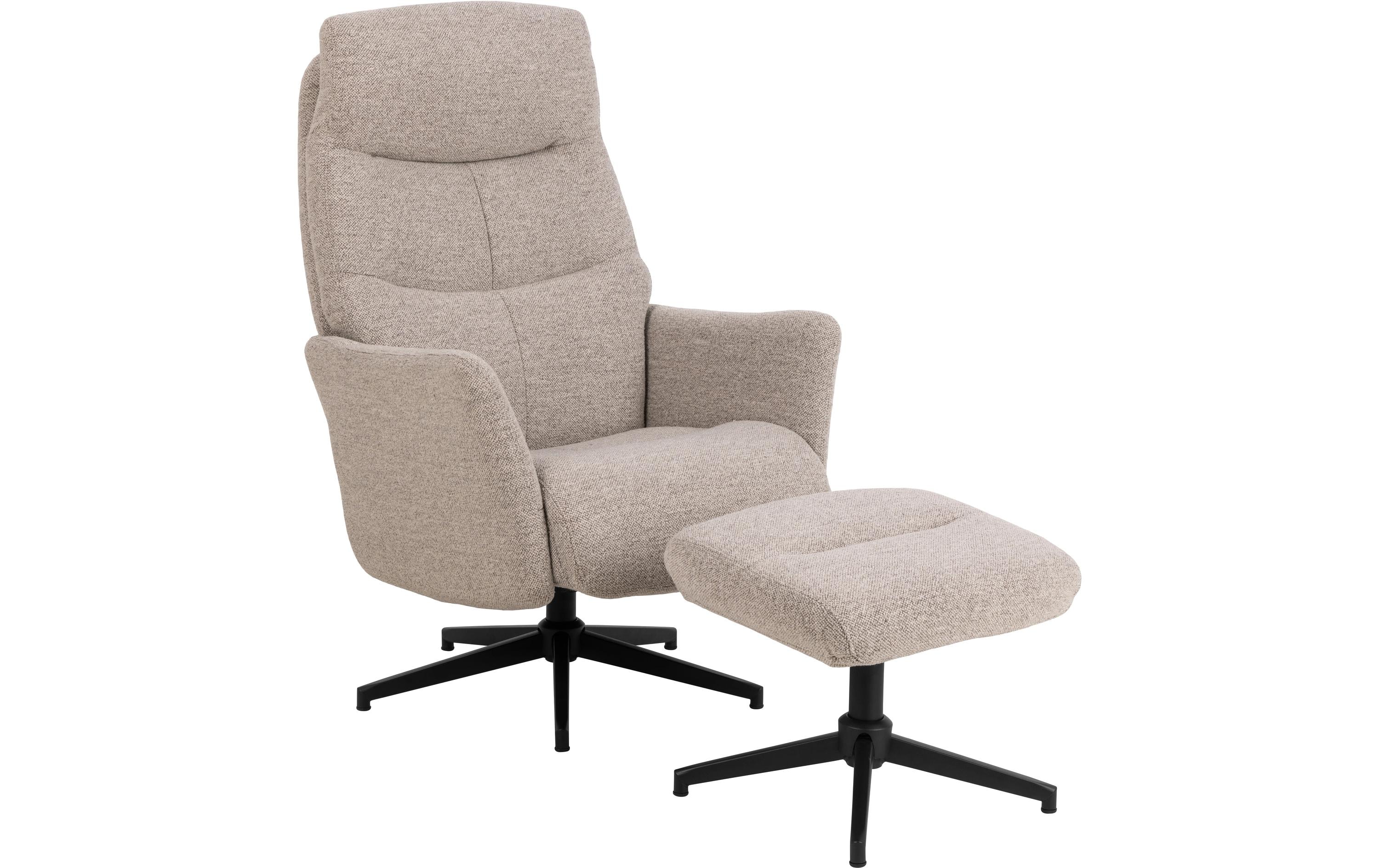1820806 - Mediatech AC Design Sessel London Stahl/Textil, Beige kaufen Schweiz | Mediatech.ch