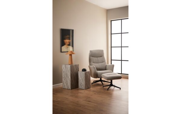 1820806_6 - Mediatech AC Design Sessel London Stahl/Textil, Beige