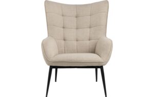 AC Design Sessel Redding Stahl/Textil, Beige