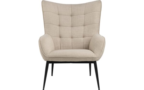 AC Design Sessel Redding Stahl/Textil, Beige