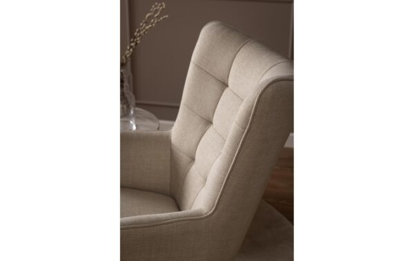 AC Design Sessel Redding Stahl/Textil, Beige