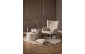 AC Design Sessel Redding Stahl/Textil, Beige