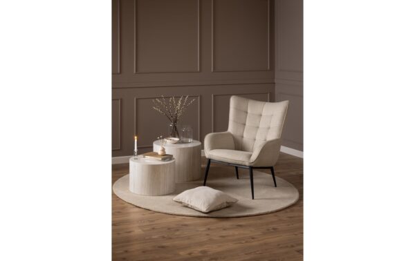 AC Design Sessel Redding Stahl/Textil, Beige