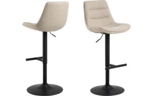 AC Design Barstuhl Adisa 2 Stück Stahl/Textil, 2 Stück, Beige kaufen Schweiz | Mediatech.ch