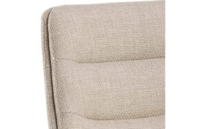 AC Design Barstuhl Adisa 2 Stück Stahl/Textil, 2 Stück, Beige