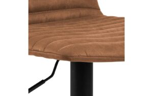 AC Design Barstuhl Kimmy 2 Stück Stahl/Polyurethane, 2 Stück, Camel