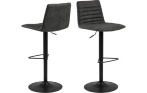 AC Design Barstuhl Kimmy 2 Stück Stahl/Polyurethane, 2 Stück, Anthrazit kaufen Schweiz | Mediatech.ch
