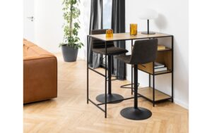 AC Design Barstuhl Kimmy 2 Stück Stahl/Polyurethane, 2 Stück, Anthrazit
