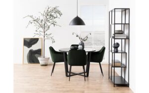 1820825_7 - Mediatech AC Design Esszimmerstuhl Brooke VIC 2 Stück Stahl/Textil, Forest Green