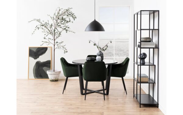 1820825_7 - Mediatech AC Design Esszimmerstuhl Brooke VIC 2 Stück Stahl/Textil, Forest Green