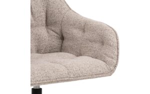AC Design Esszimmerst. Brooke Monza2 1 Stk. Stahl/Textil, Beige