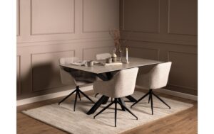 AC Design Esszimmerst. Brooke Monza2 1 Stk. Stahl/Textil, Beige