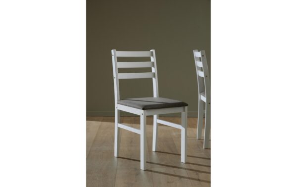 AC Design Esstisch-Set Alicante Inkl. 4 Stühlen, Weiss