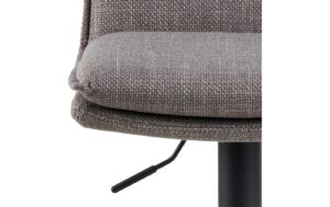 1820840_5 - Mediatech AC Design Barstuhl Flynn 2 Stück Stahl/Polyurethan, Light Grey/Brown