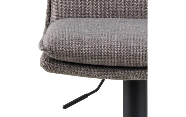 1820840_5 - Mediatech AC Design Barstuhl Flynn 2 Stück Stahl/Polyurethan, Light Grey/Brown