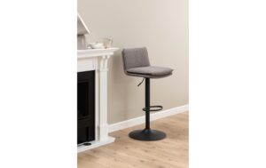 1820840_6 - Mediatech AC Design Barstuhl Flynn 2 Stück Stahl/Polyurethan, Light Grey/Brown