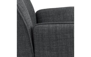 1820847_3 - Mediatech AC Design Esszimmerstuhl Glenda 2 Stück Stahl/Polyurethan, Dark Grey