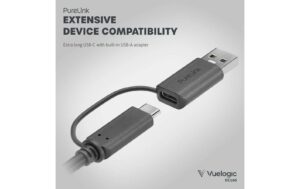 Vuelogic Webcam PL VL-OC100 2K HD, 75°, Dual Mic, 4Fach Zoom, Autofokus