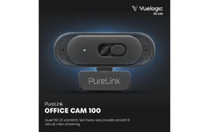 Vuelogic Webcam PL VL-OC100 2K HD, 75°, Dual Mic, 4Fach Zoom, Autofokus