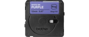 1824265_1 - Mediatech Brother P-touch Schriftband Btag-F35 weiss auf violet, 12mm