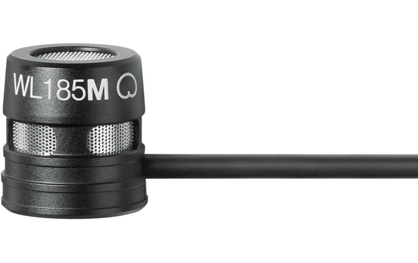 1824920_1 - Mediatech Shure WL185M Lavaliermikrofon, Niere, TQG, schwarz