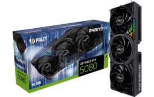 1828597 - Mediatech Palit RTX5080 GamingPro, 16GB GDDR7 GeForce RTX5080, 3x DP, 1x HDMI kaufen Schweiz | Mediatech.ch