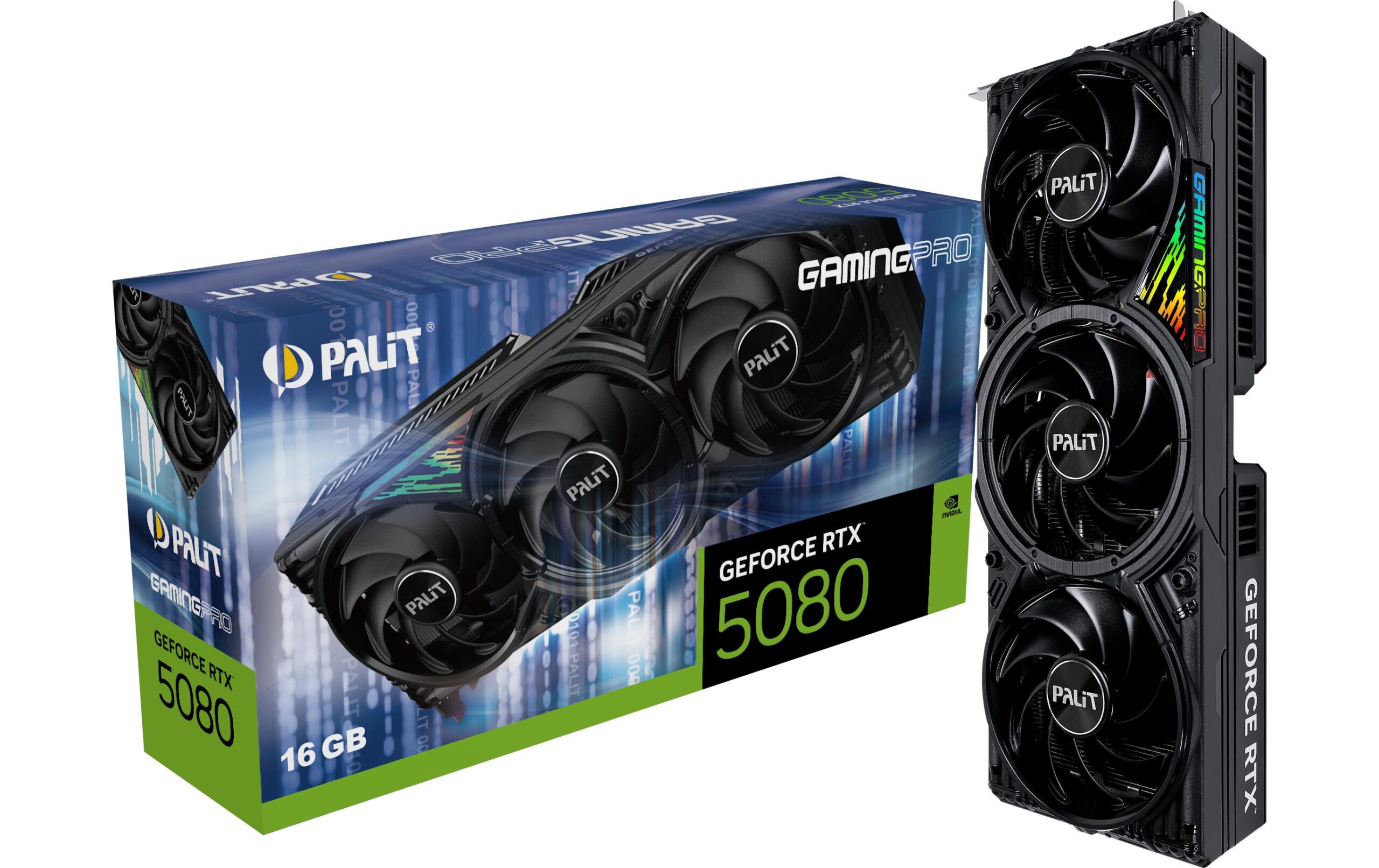 1828597 - Mediatech Palit RTX5080 GamingPro, 16GB GDDR7 GeForce RTX5080, 3x DP, 1x HDMI kaufen Schweiz | Mediatech.ch