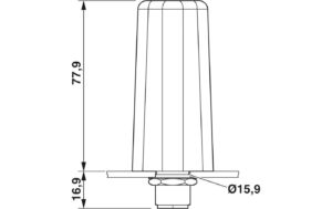 1828841_2 - Mediatech Phoenix Contact TC ANT MOBILE 2-4 dBi, Outdoor, Rundstrahl, IP67