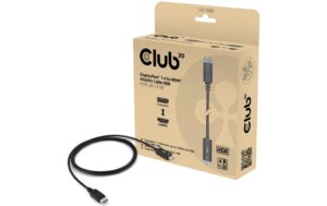 Club 3D, DP 1.4 auf HDMI 4K60Hz mit HDR M/M 2m 32 AWG