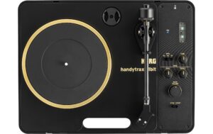 KORG handytraxx 1bit Mobiler Plattenspieler, Speaker, Tube
