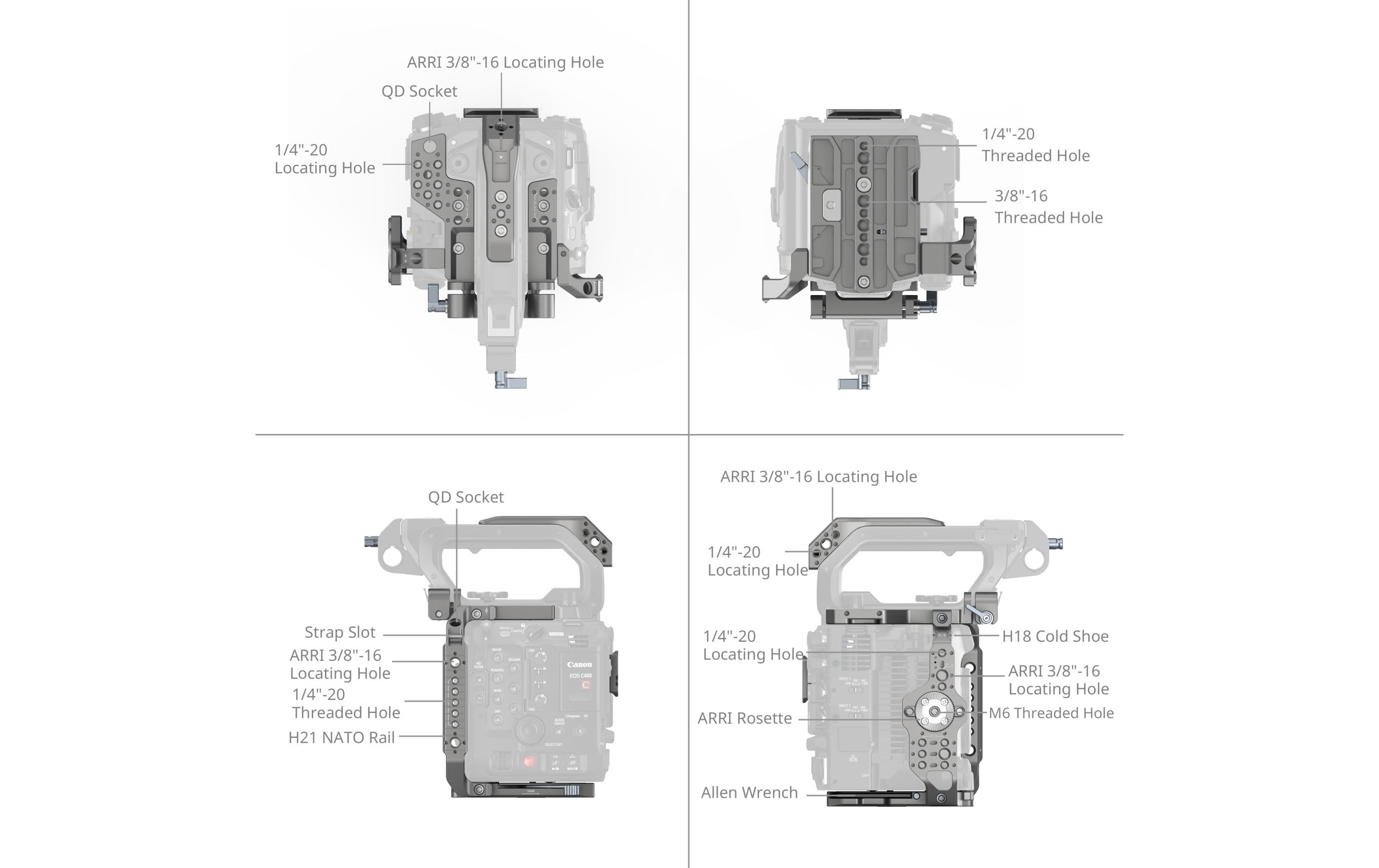 1832769_1 - Mediatech SmallRig Basic Cage Kit for Canon C400