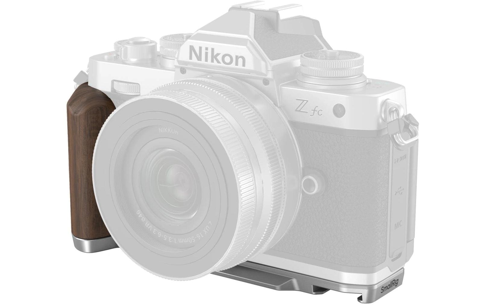 1832778 - Mediatech SmallRig Wooden L-Shape Grip for Nikon Z fc (Sliver) kaufen Schweiz | Mediatech.ch