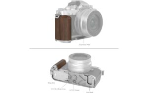 1832778_1 - Mediatech SmallRig Wooden L-Shape Grip for Nikon Z fc (Sliver)